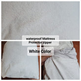 Waterproof Mattress Protector Zippered White-MPZ-618